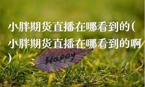 期货直播录像在哪看到的(期货直播)_https://www.fzdzcxj.com_北交所_第1张