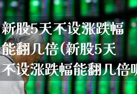 新股5天不设涨跌幅能翻几倍(新股5天不设涨跌幅能翻几倍呢)_https://www.fzdzcxj.com_上交所_第1张