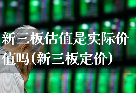 新三板估值是实际价值吗(新三板定价)_https://www.fzdzcxj.com_科创板_第1张