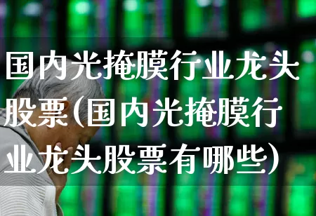 国内光掩膜行业龙头股票(国内光掩膜行业龙头股票有哪些)_https://www.fzdzcxj.com_深交所_第1张