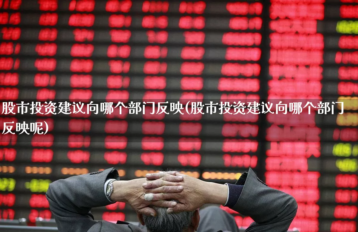 股市投资建议向哪个部门反映(股市投资建议向哪个部门反映呢)_https://www.fzdzcxj.com_创业板_第1张