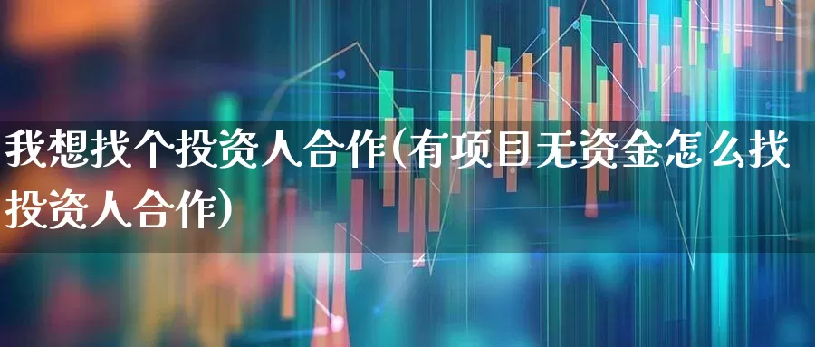 我想找个投资人合作(有项目无资金怎么找投资人合作)_https://www.fzdzcxj.com_上交所_第1张