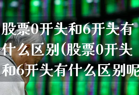 股票0开头和6开头有什么区别(股票0开头和6开头有什么区别呢)_https://www.fzdzcxj.com_深交所_第1张