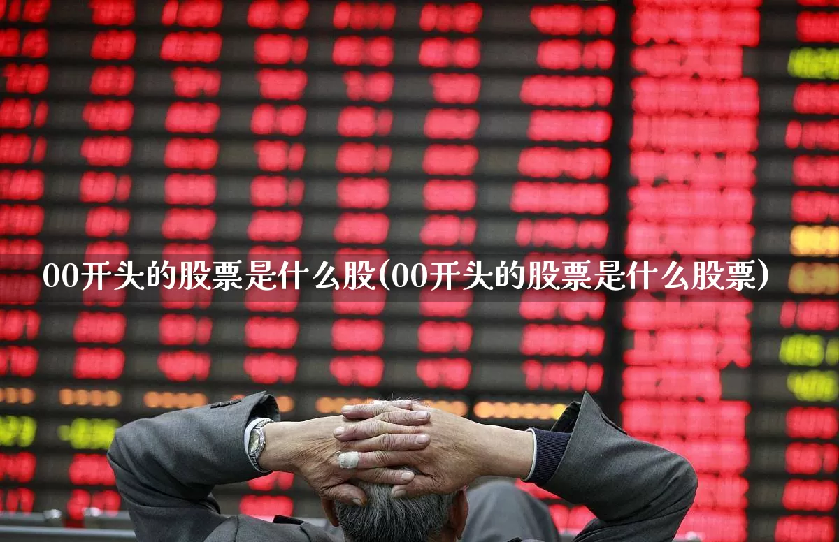 00开头的股票是什么股(00开头的股票是什么股票)_https://www.fzdzcxj.com_深交所_第1张