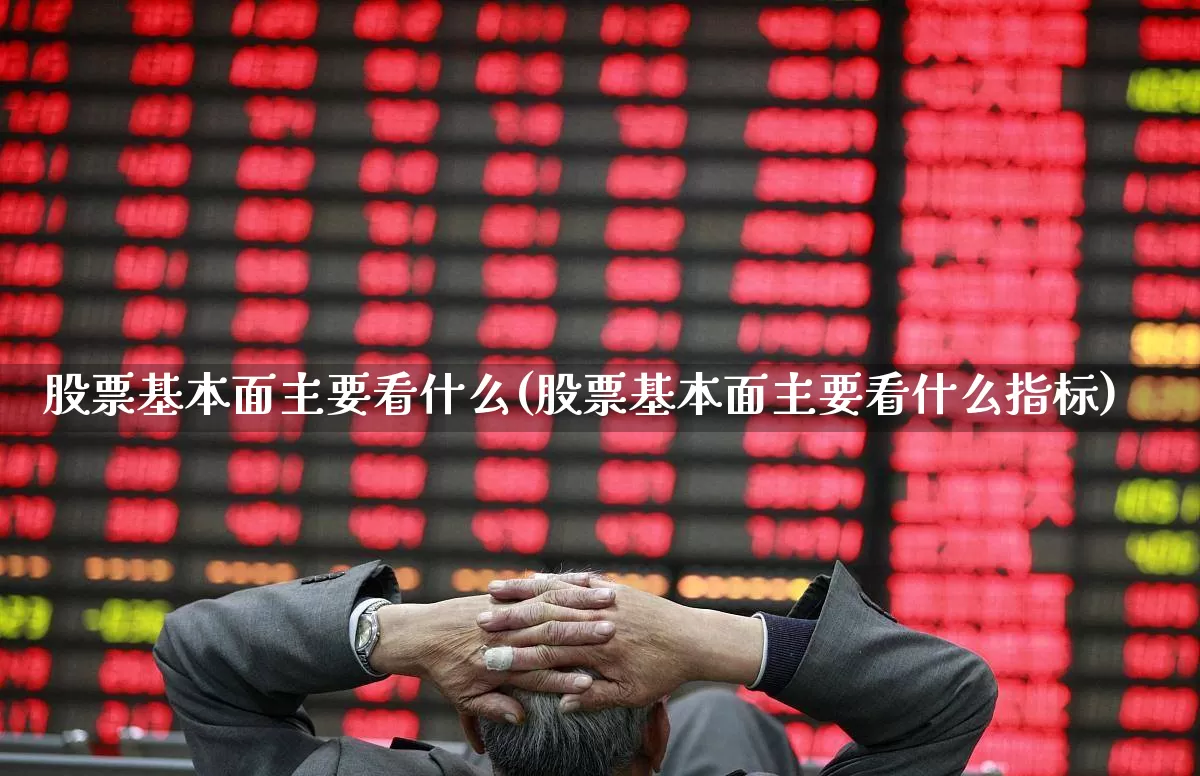 股票基本面主要看什么(股票基本面主要看什么指标)_https://www.fzdzcxj.com_上交所_第1张