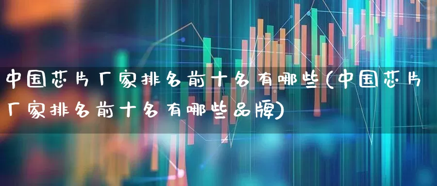 中国芯片厂家排名前十名有哪些(中国芯片厂家排名前十名有哪些品牌)_https://www.fzdzcxj.com_深交所_第1张
