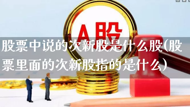 股票中说的次新股是什么股(股票里面的次新股指的是什么)_https://www.fzdzcxj.com_北交所_第1张