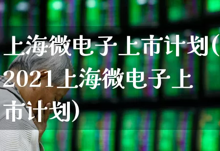 上海微电子上市计划(2021上海微电子上市计划)_https://www.fzdzcxj.com_科创板_第1张