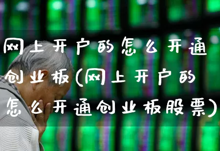 网上开户的怎么开通创业板(网上开户的怎么开通创业板股票)_https://www.fzdzcxj.com_创业板_第1张