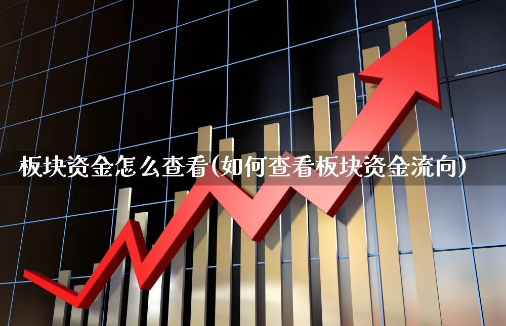 板块资金怎么查看(如何查看板块资金流向)_https://www.fzdzcxj.com_创业板_第1张