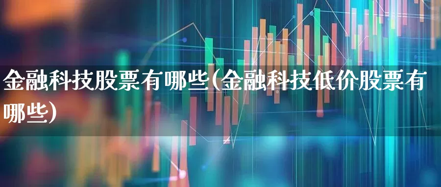 金融科技股票有哪些(金融科技低价股票有哪些)_https://www.fzdzcxj.com_上交所_第1张