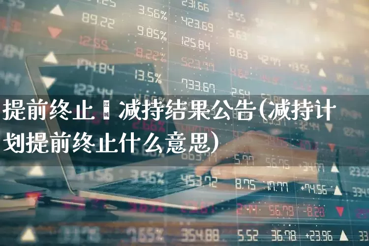 提前终止暨减持结果公告(减持计划提前终止什么意思)_https://www.fzdzcxj.com_上交所_第1张