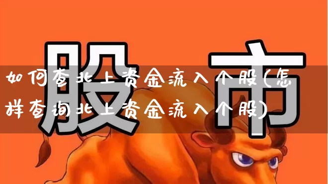 如何查北上资金流入个股(怎样查询北上资金流入个股)_https://www.fzdzcxj.com_上交所_第1张