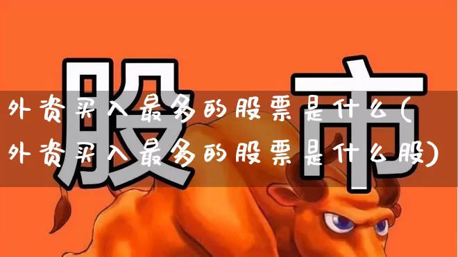 外资买入最多的股票是什么(外资买入最多的股票是什么股)_https://www.fzdzcxj.com_上交所_第1张