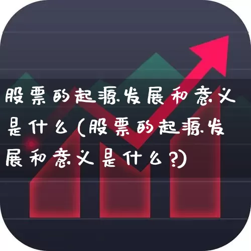 股票的起源发展和意义是什么(股票的起源发展和意义是什么?)_https://www.fzdzcxj.com_北交所_第1张