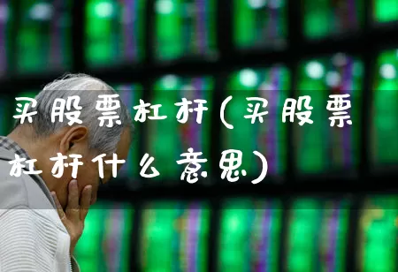 买股票杠杆(买股票杠杆什么意思)_https://www.fzdzcxj.com_北交所_第1张