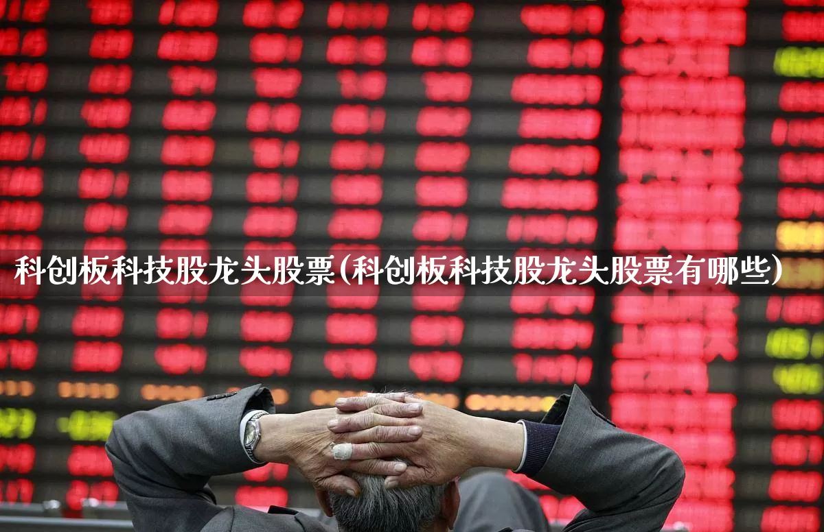 科创板科技股龙头股票(科创板科技股龙头股票有哪些)_https://www.fzdzcxj.com_北交所_第1张