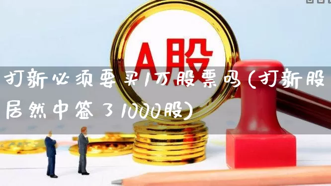 打新必须要买1万股票吗(打新股居然中签了1000股)_https://www.fzdzcxj.com_创业板_第1张