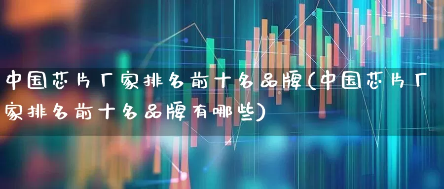 中国芯片厂家排名前十名品牌(中国芯片厂家排名前十名品牌有哪些)_https://www.fzdzcxj.com_科创板_第1张