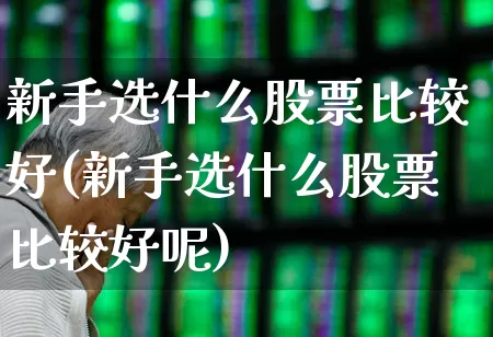 新手选什么股票比较好(新手选什么股票比较好呢)_https://www.fzdzcxj.com_北交所_第1张