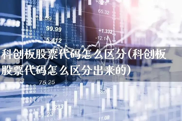 科创板股票代码怎么区分(科创板股票代码怎么区分出来的)_https://www.fzdzcxj.com_创业板_第1张