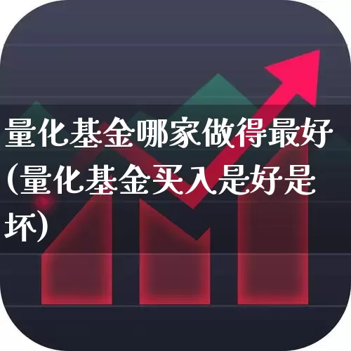 量化基金哪家做得最好(量化基金买入是好是坏)_https://www.fzdzcxj.com_科创板_第1张
