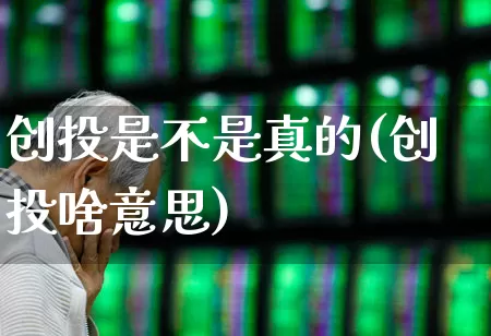 创投是不是真的(创投啥意思)_https://www.fzdzcxj.com_科创板_第1张