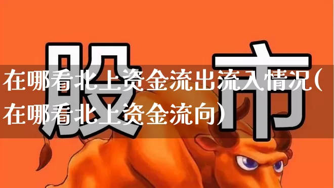 在哪看北上资金流出流入情况(在哪看北上资金流向)_https://www.fzdzcxj.com_深交所_第1张