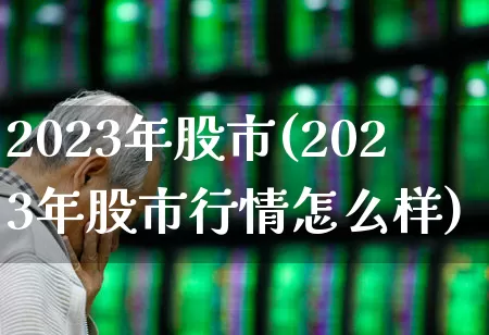 2023年股市(2023年股市行情怎么样)_https://www.fzdzcxj.com_上交所_第1张