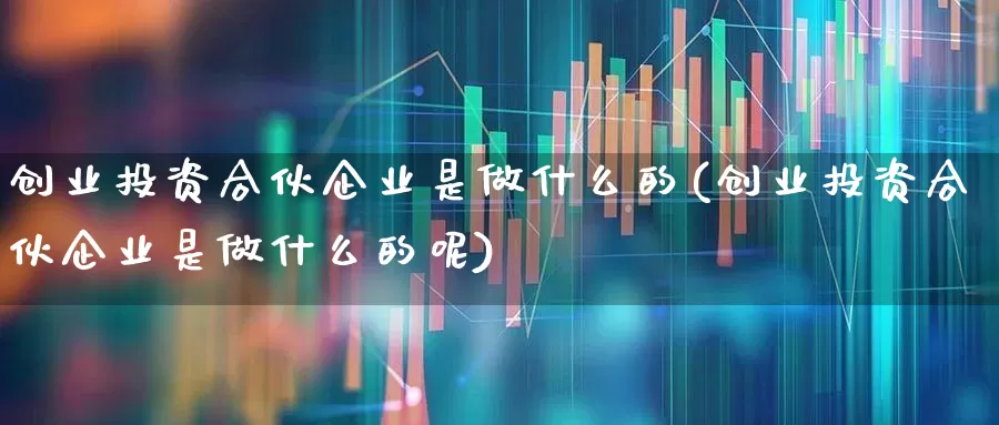 创业投资合伙企业是做什么的(创业投资合伙企业是做什么的呢)_https://www.fzdzcxj.com_北交所_第1张