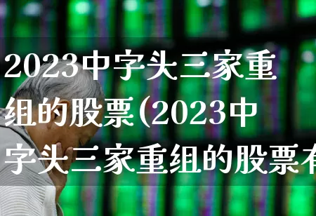 2023中字头三家重组的股票(2023中字头三家重组的股票有哪些)_https://www.fzdzcxj.com_科创板_第1张
