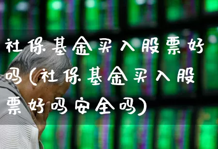 社保基金买入股票好吗(社保基金买入股票好吗安全吗)_https://www.fzdzcxj.com_北交所_第1张
