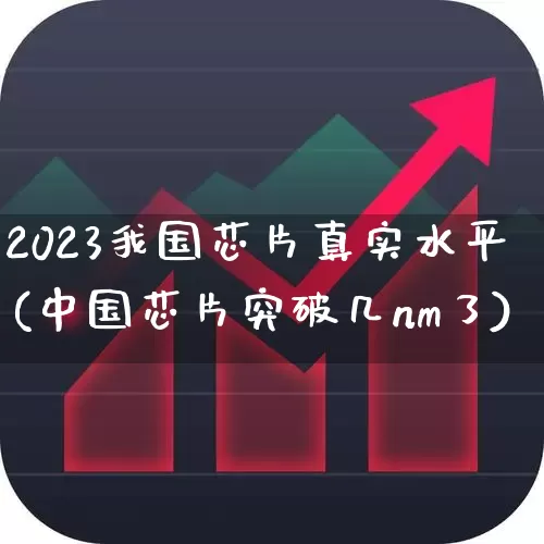 2023我国芯片真实水平(中国芯片突破几nm了)_https://www.fzdzcxj.com_深交所_第1张