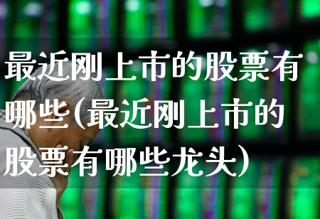 最近刚上市的股票有哪些(最近刚上市的股票有哪些龙头)_https://www.fzdzcxj.com_北交所_第1张