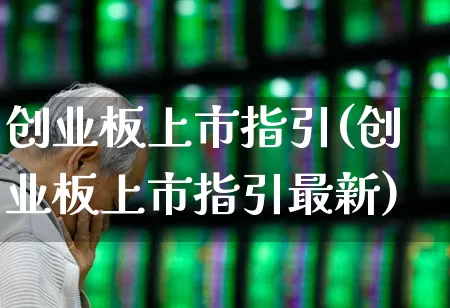 创业板上市指引(创业板上市指引最新)_https://www.fzdzcxj.com_北交所_第1张