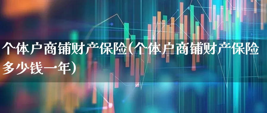 个体户商铺财产保险(个体户商铺财产保险多少钱一年)_https://www.fzdzcxj.com_深交所_第1张