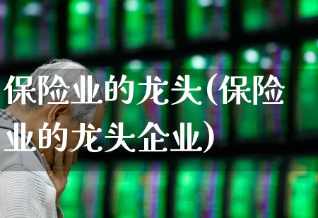保险业的龙头(保险业的龙头企业)_https://www.fzdzcxj.com_上交所_第1张