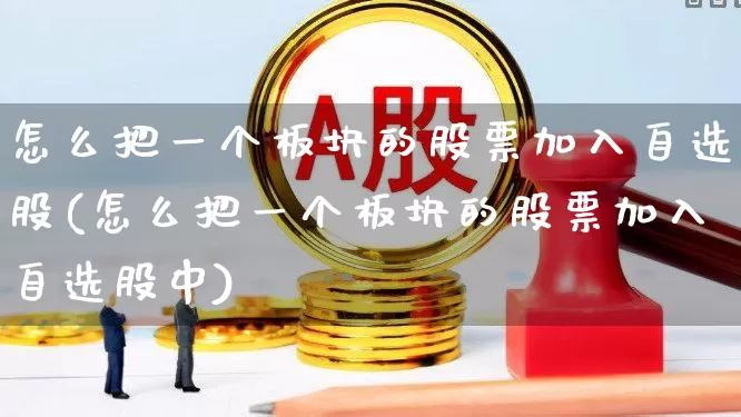 怎么把一个板块的股票加入自选股(怎么把一个板块的股票加入自选股中)_https://www.fzdzcxj.com_深交所_第1张