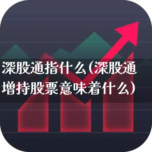 深股通指什么(深股通增持股票意味着什么)_https://www.fzdzcxj.com_北交所_第1张