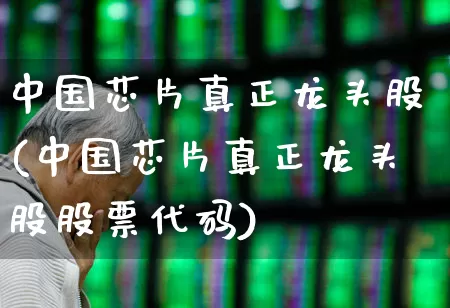 中国芯片真正龙头股(中国芯片真正龙头股股票代码)_https://www.fzdzcxj.com_创业板_第1张