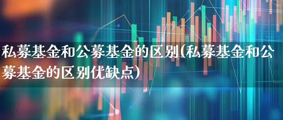 私募基金和公募基金的区别(私募基金和公募基金的区别优缺点)_https://www.fzdzcxj.com_上交所_第1张