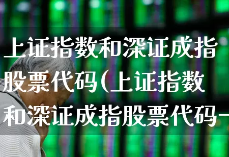 上证指数和深证成指股票代码(上证指数和深证成指股票代码一样吗)_https://www.fzdzcxj.com_创业板_第1张