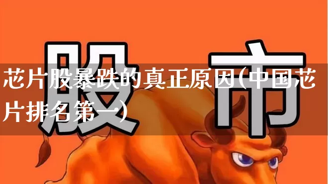 芯片股暴跌的真正原因(中国芯片排名第一)_https://www.fzdzcxj.com_北交所_第1张