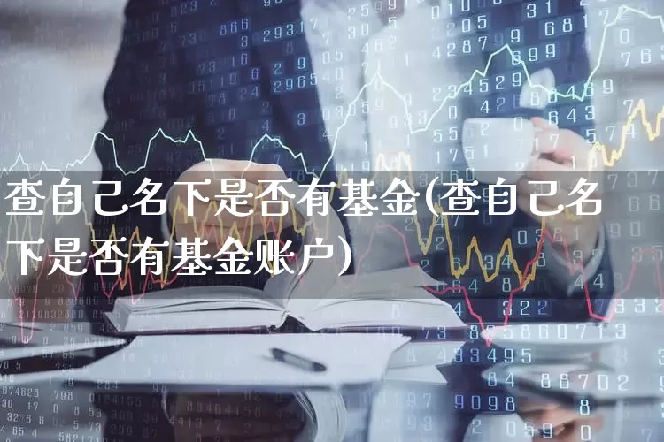 查自己名下是否有基金(查自己名下是否有基金账户)_https://www.fzdzcxj.com_科创板_第1张