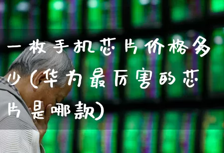 一枚手机芯片价格多少(华为最厉害的芯片是哪款)_https://www.fzdzcxj.com_科创板_第1张