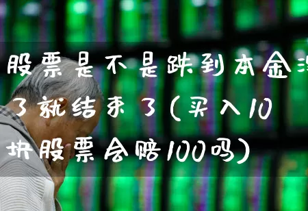 股票是不是跌到本金没了就结束了(买入10块股票会赔100吗)_https://www.fzdzcxj.com_科创板_第1张