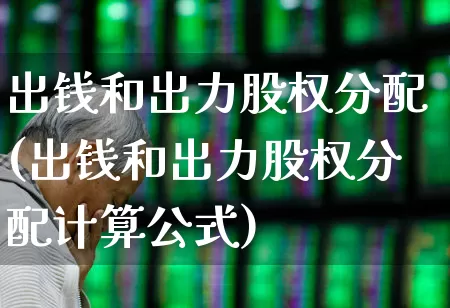 出钱和出力股权分配(出钱和出力股权分配计算公式)_https://www.fzdzcxj.com_北交所_第1张