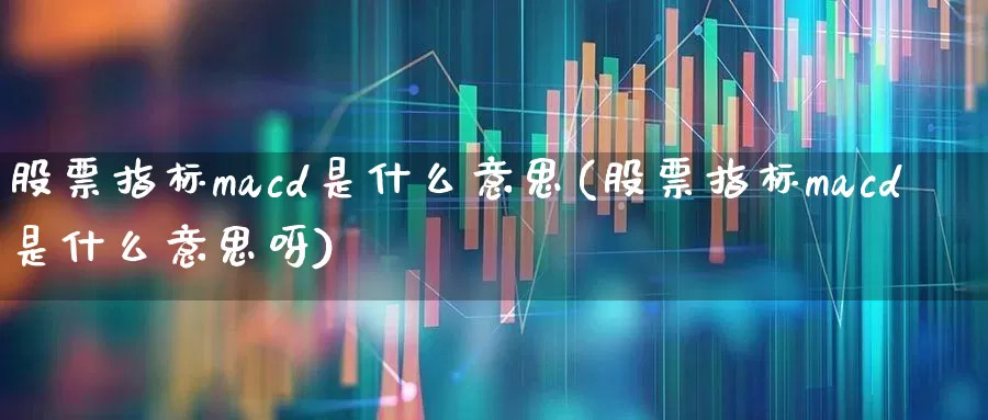 股票指标macd是什么意思(股票指标macd是什么意思呀)_https://www.fzdzcxj.com_上交所_第1张