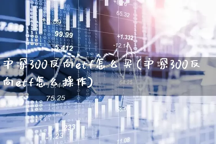 沪深300反向etf怎么买(沪深300反向etf怎么操作)_https://www.fzdzcxj.com_科创板_第1张