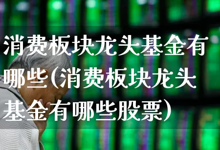 消费板块龙头基金有哪些(消费板块龙头基金有哪些股票)_https://www.fzdzcxj.com_深交所_第1张